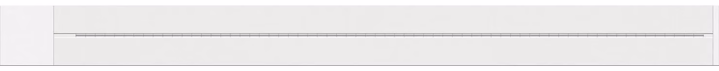 Schwaiger MSLW1000 - Binario di alimentazione modulare da 1 m, bianco