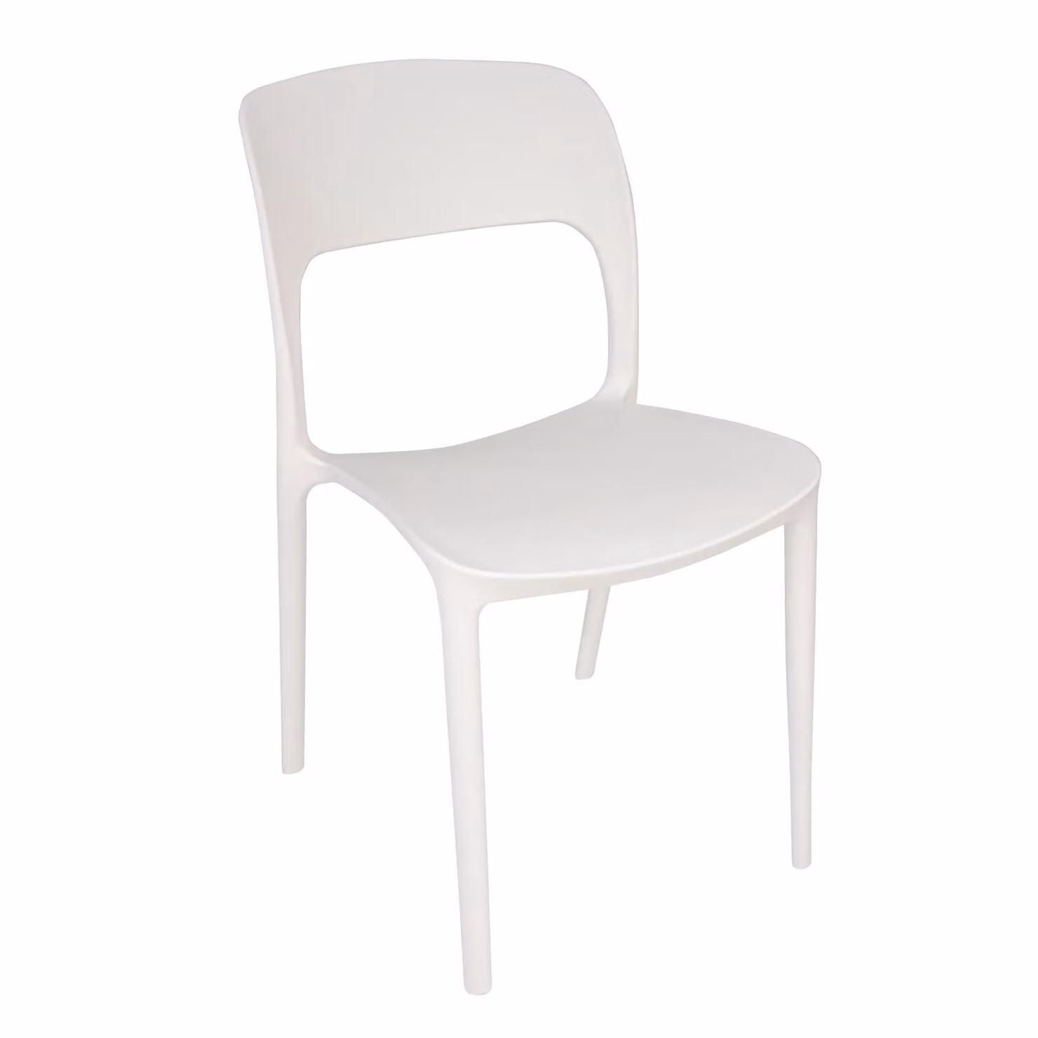 Sedia in polipropilene Vestiamo Casa Giardino Bianca H: 82 cm, L: 56,5 cm, P: 41 cm