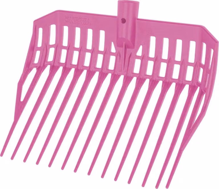 Forca per letame EcoFork Mini rosa senza manico