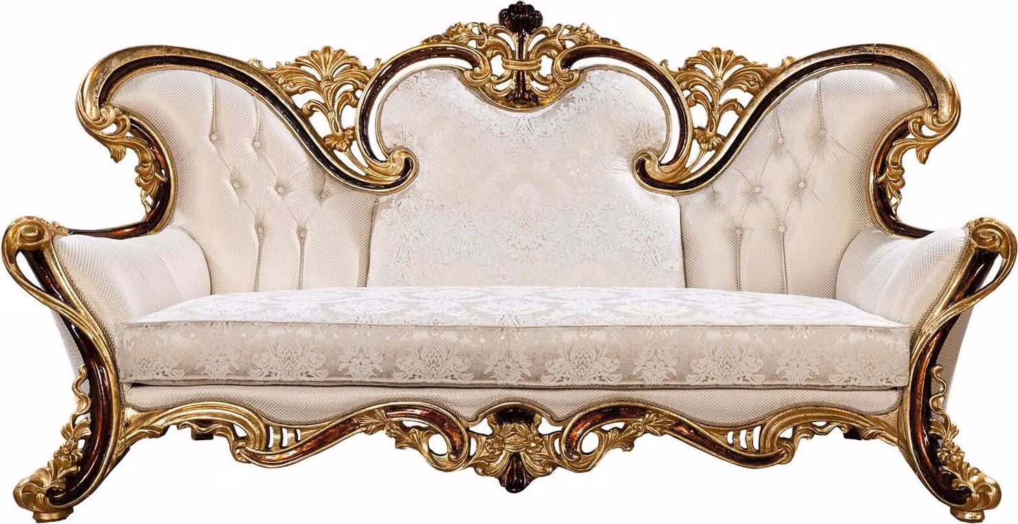 Königliches Sofa Dreisitzer Couch Polster Möbel Couchen Sofas Textil