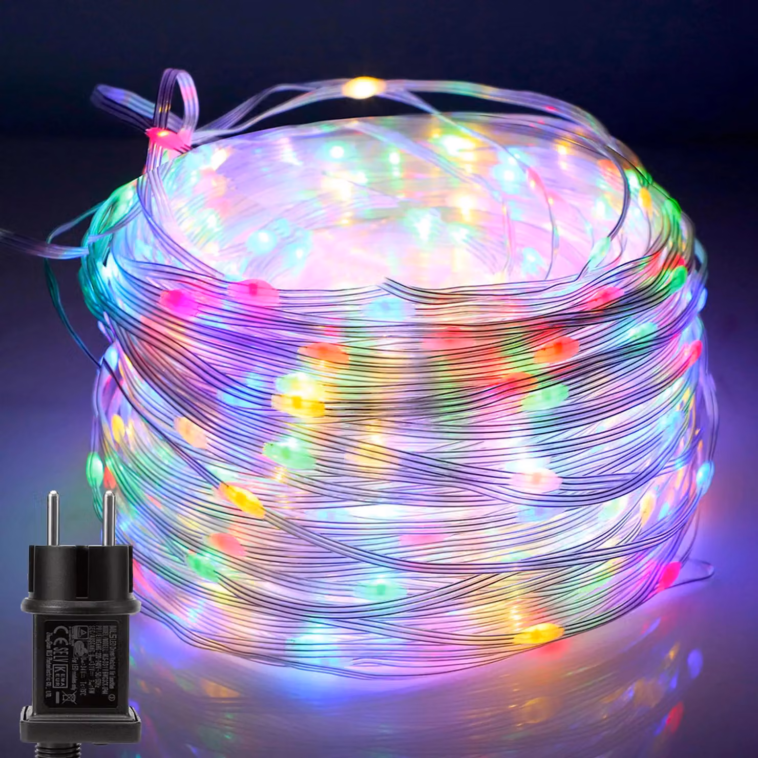 30M 300 LED Fairy Lights 8 modalità di luce impermeabile Indoor Party Garden Fairy Lights luci di Natale, colorato