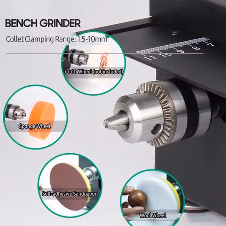 Troncatrice e levigatrice a nastro - 150W - Profondità di taglio: 30 mm - Macchina versatile per il taglio, ideale per hobbisti