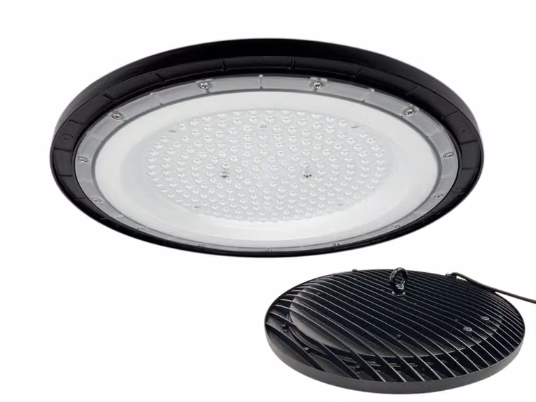 Lampada industriale a LED per capannoni 150W 4000K IP65 Design UFO