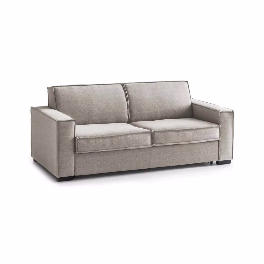 Divano a 2 posti Arki TALAMO ITALIA in tessuto beige, design moderno con coperture rimovibili, L: 180 cm, P: 45 cm, H: 95 cm – 2
