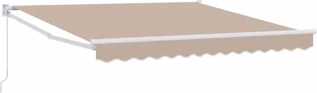 Tenda da Sole | Tenda parasole Beige 300 x 250 x 165 cm Poliestere