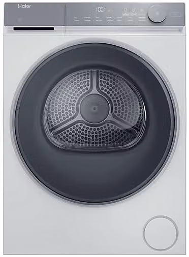 Asciugatrice a pompa di calore Haier HD90-A367U1-IT, 9 kg, Classe A, Bianco, Profondità: 61 cm