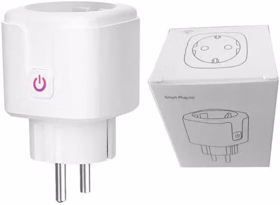 Interruttore Wi-Fi con controllo vocale e contatore di energia - Compatibile con Alexa e Google Assistant