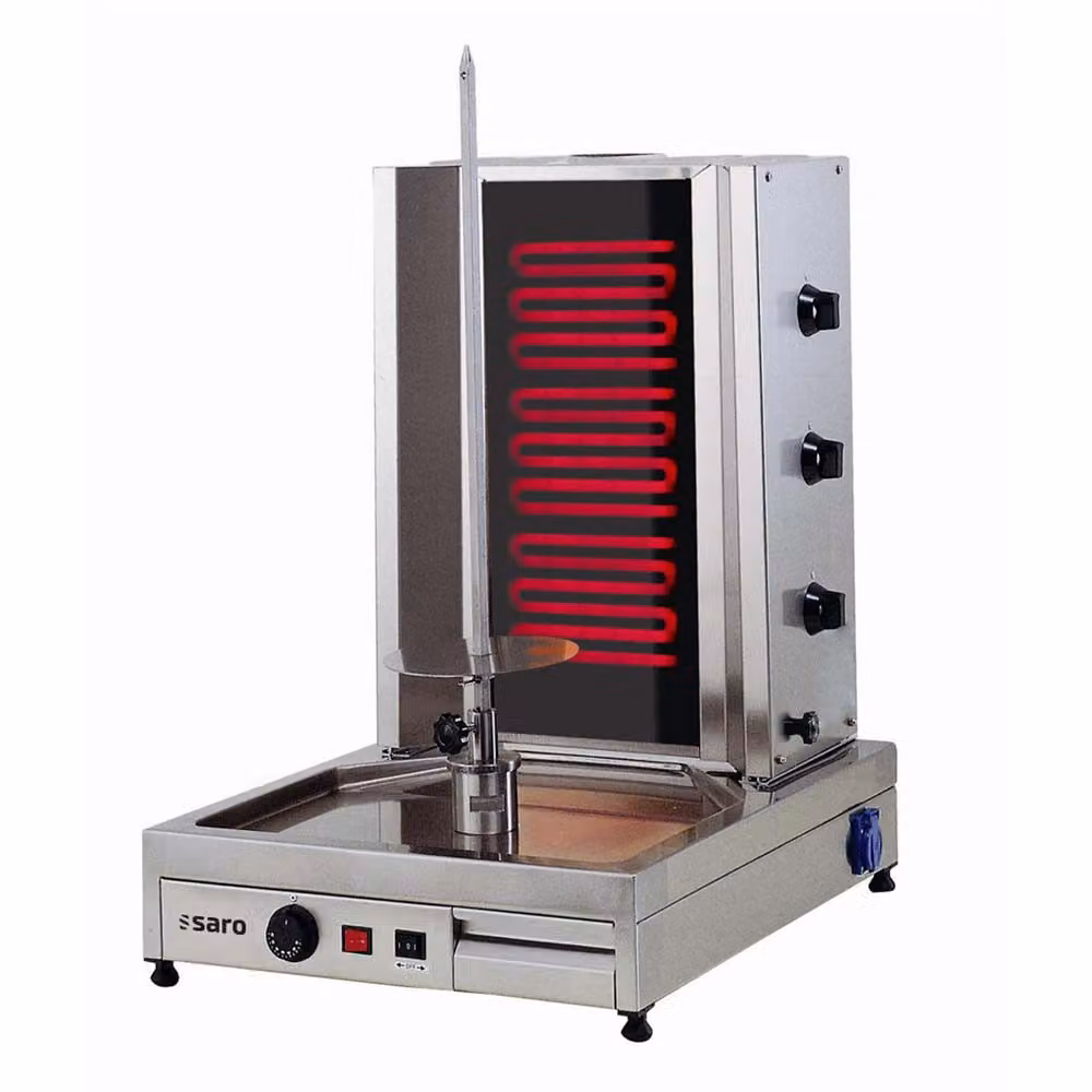 Griglia elettrica Saro per doner/gyro da 40 kg di carne (Ed3)