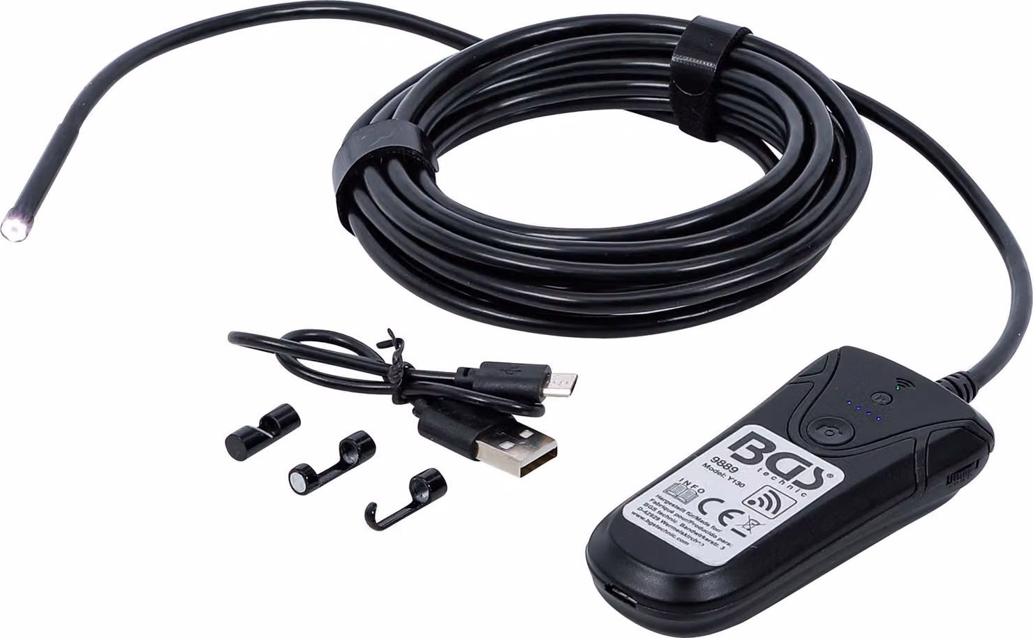 Endoscopio a colori BGS WLAN con illuminazione a LED - 9889