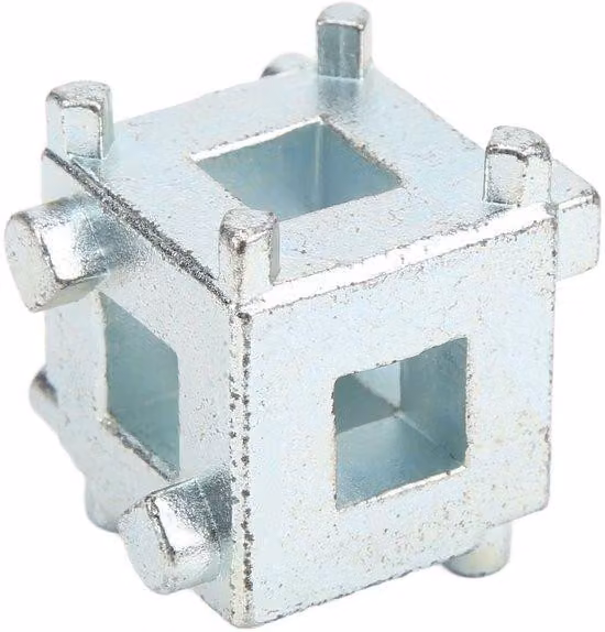 Levigatrice professionale per cuscinetti - Levigatrice per cuscinetti - Acciaio al carbonio - Universale - Design a cubo - Resistente - Morsetto freno