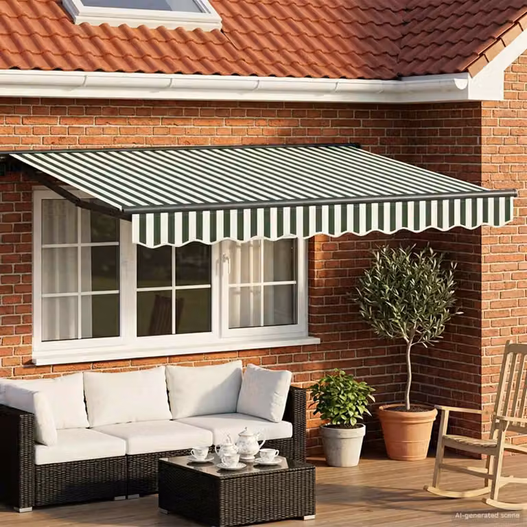 vidaXL Tettuccio Elettrico Retrattile 3,5 x 2,5 m