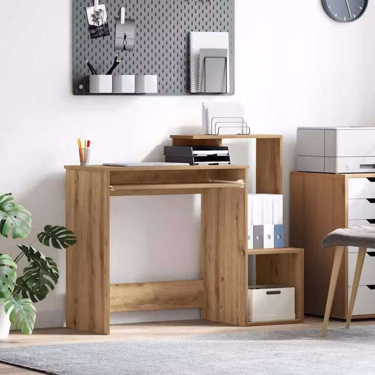 Maison Exclusive - Scrivania in rovere artigianale 106 x 41 x 88,5 cm Materiale ligneo
