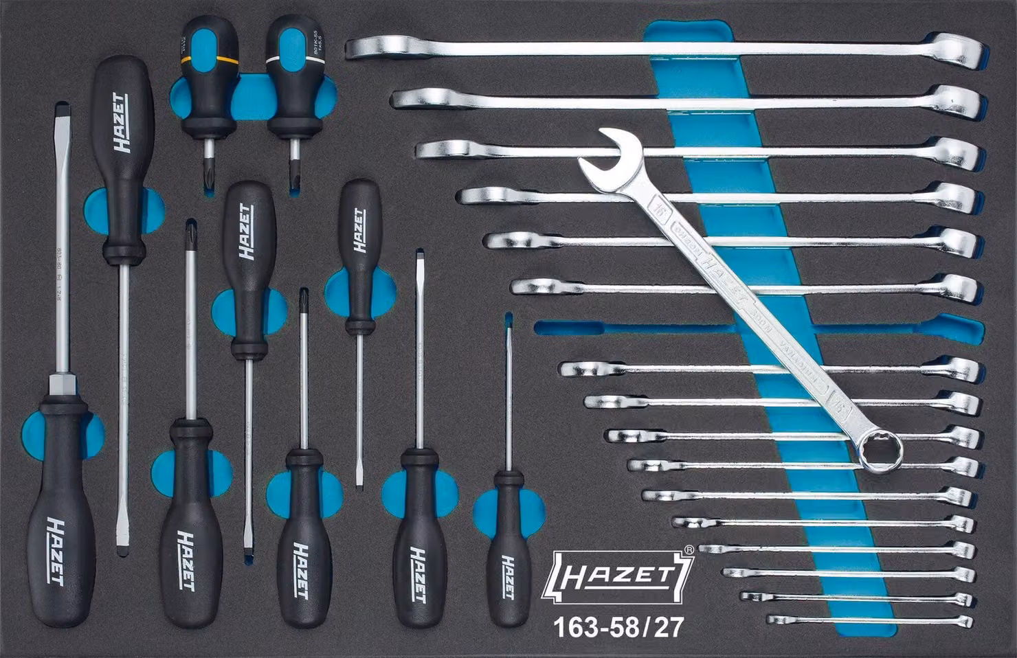HAZET 163-58/27 set di utensili per meccanica 27 utensili