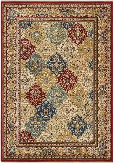 Tappeto Pierre Tappeti KAZAKH 2192 multicolore stile orientale persiano con effetto lucente L: 200 cm, P: 140 cm