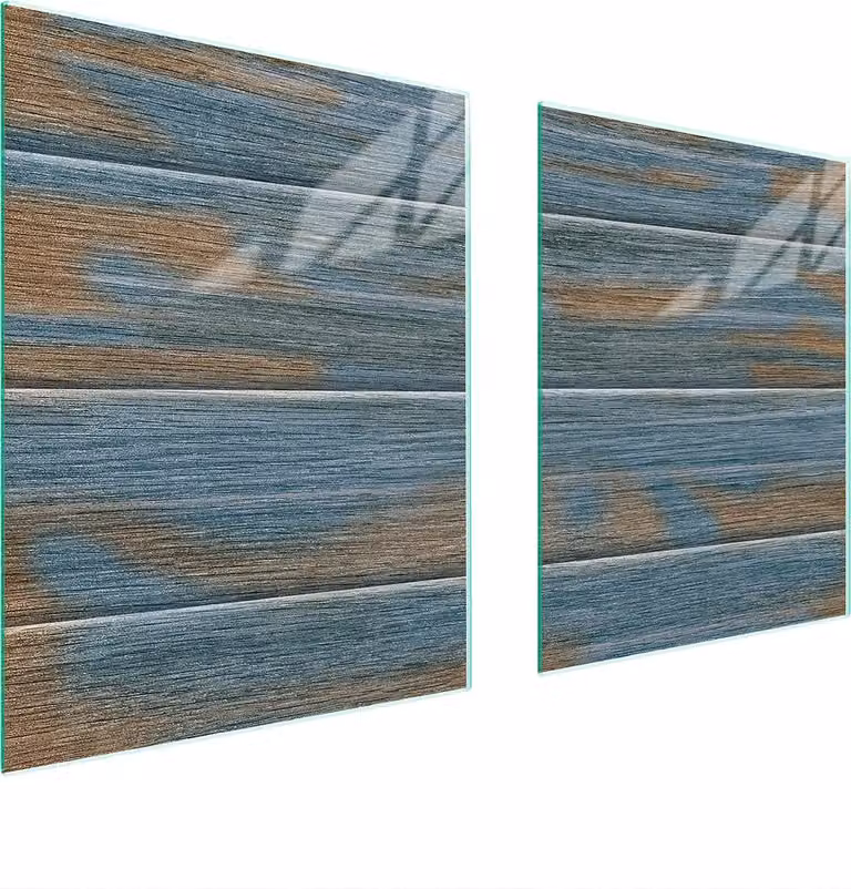 Piastra Di Protezione In Vetro Per Cuore 85X52 Legno