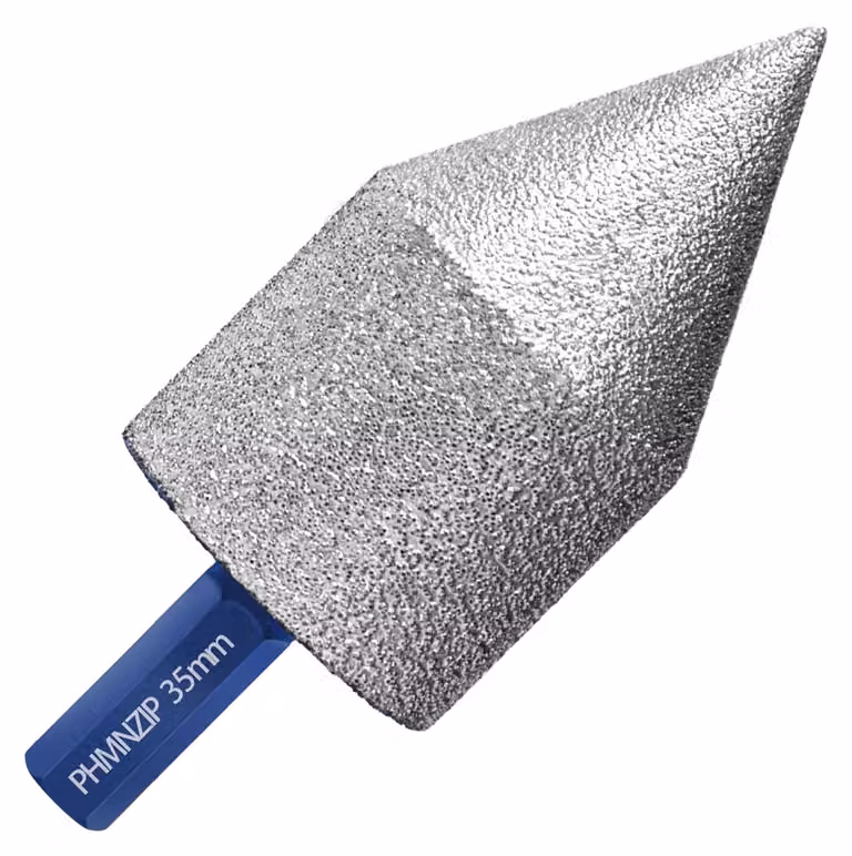 Dischi diamantati da 35 mm con adattatore esagonale per Vetroceramica e marmo