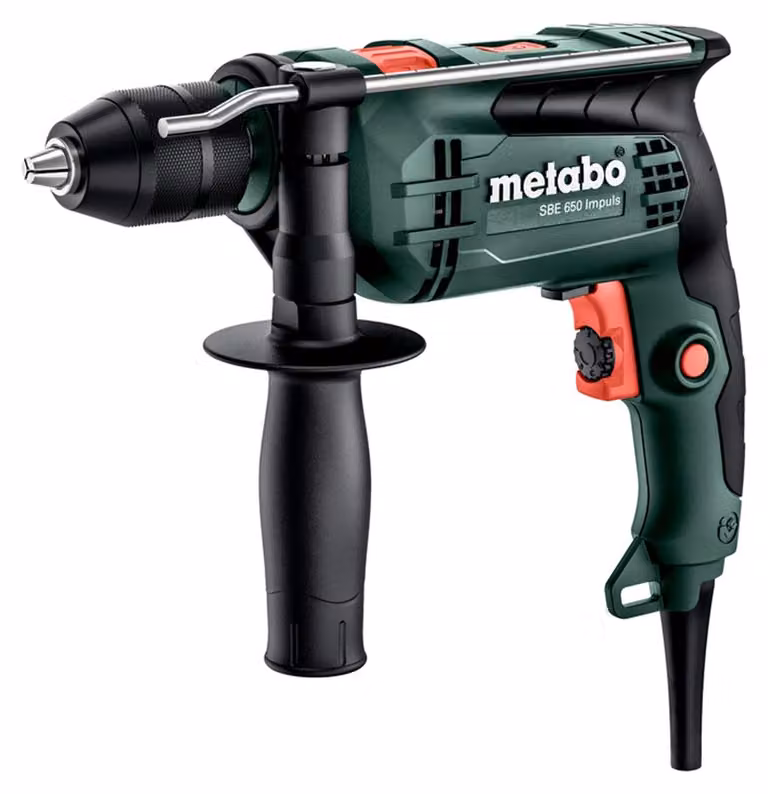 Metabo trapano a percussione SBE 650 Impuls valigetta in plastica