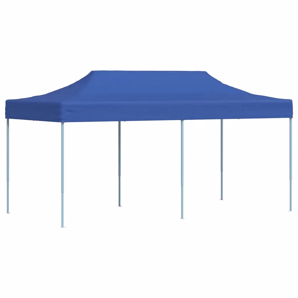vidaXL Tenda Pieghevole Pop-Up Blu con Struttura in Acciaio e PVC – 2