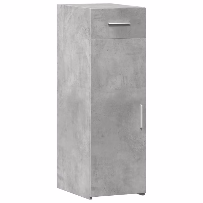 Credenza Grigio Cemento 30x42,5x93 cm in Legno Multistrato