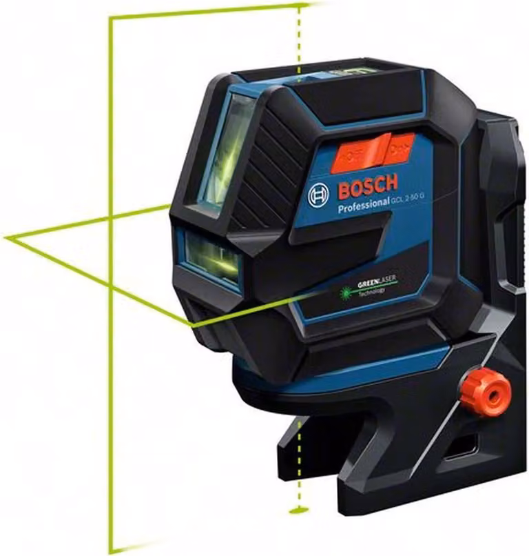 Bosch Kombilaser, GCL 2-50 G, con treppiede da cantiere, 1 pz.
