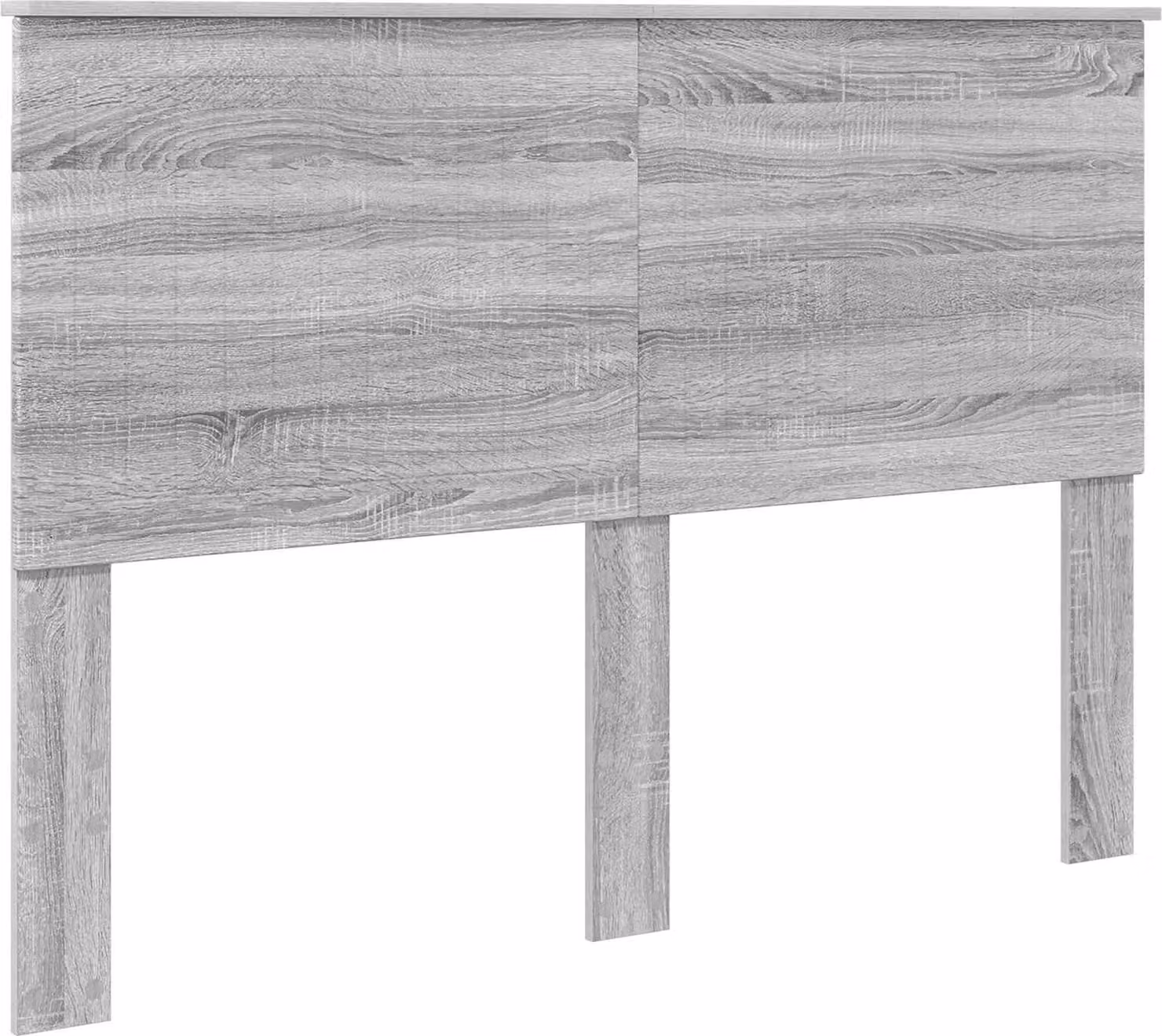 Testiera con testiera Grigio Sonoma 140 cm Legno multistrato