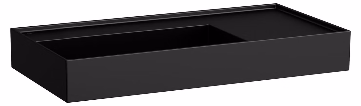 LAUFEN Kartell lavabo à poser, tablette à droite, sans trou pour robinet, sans trop-plein, 900x460mm, H8183387161121, H8183387161121