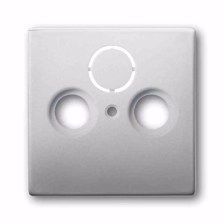 Busch-Jaeger l 1743-866 Copripiastra centrale per presa d'antenna radio/TV/SAT Acciaio inox puro