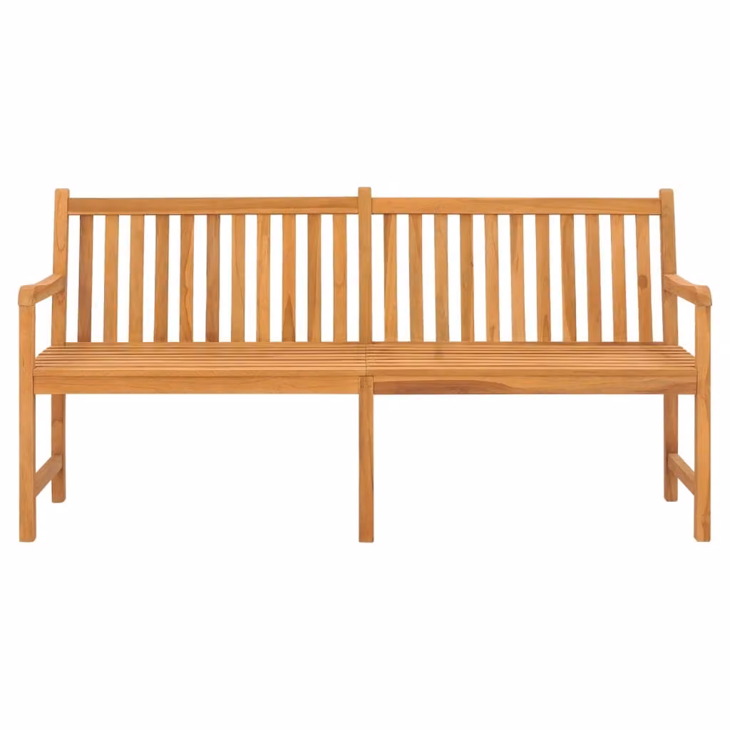 Panchina da Giardino 180 cm in Legno Massello di Teak