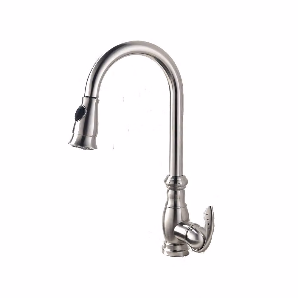 Miscelatore da cucina LAUFERI LYDIA per installazione libera, argento