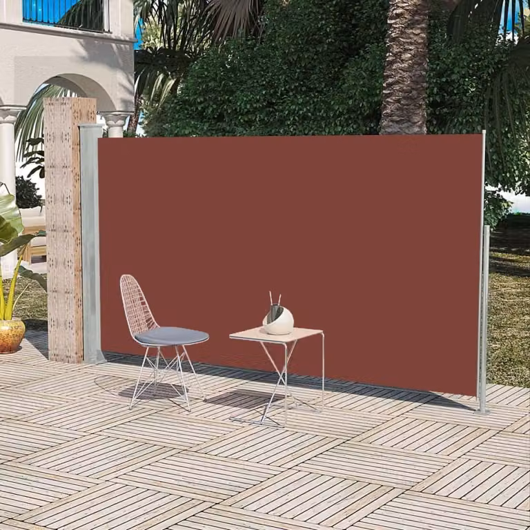 Maison Exclusive - Tenda laterale estensibile 160x300 cm marrone
