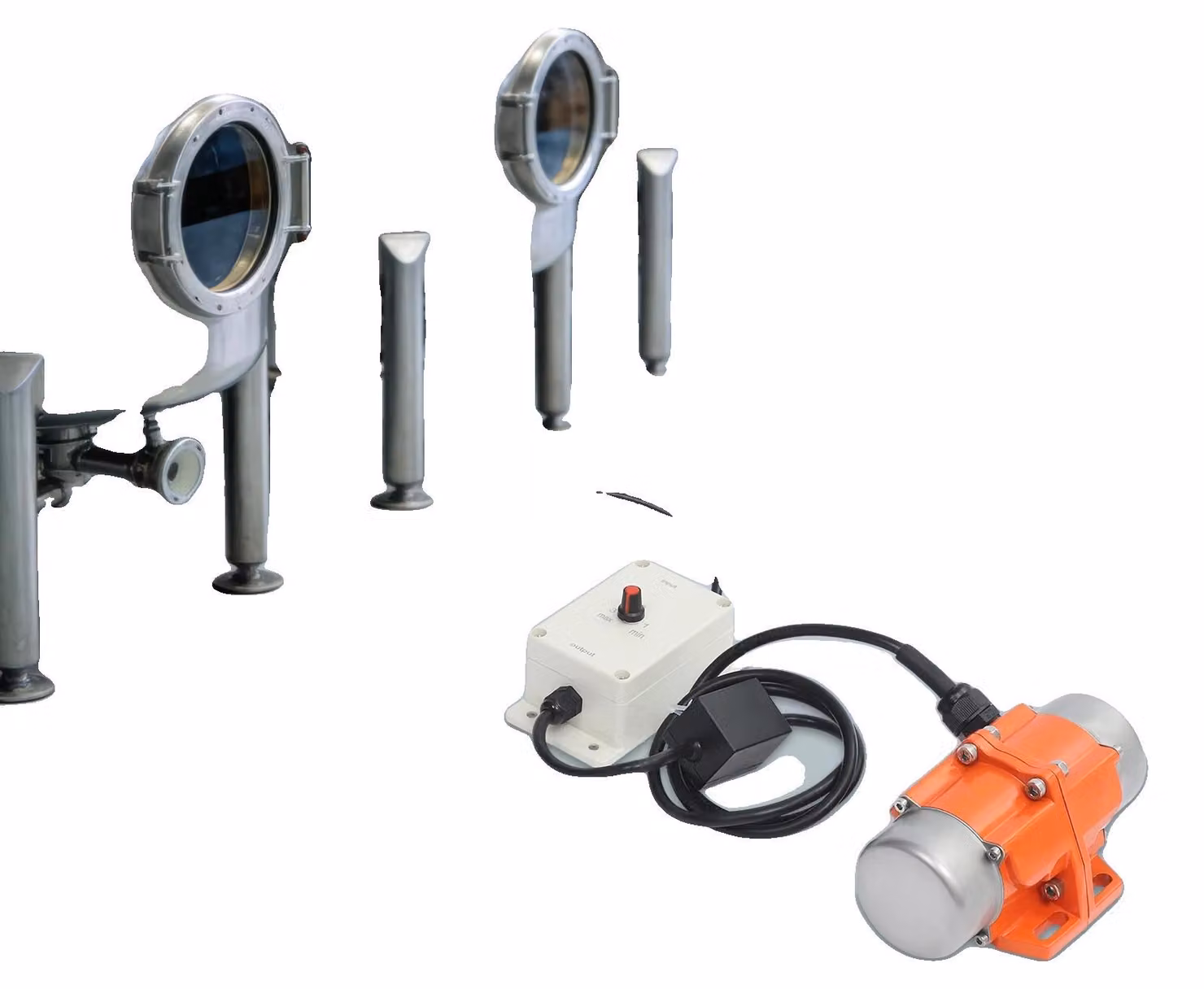 Motore vibratorio elettrico, potenza di 100W, velocità di 3000 giri al minuto, alimentazione a corrente alternata 220V, , applicazione versatile