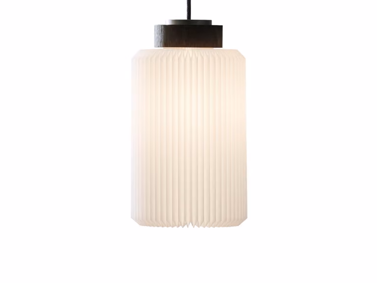 Cylinder 182 - Lampada a Sospensione-Media-Rovere Nero