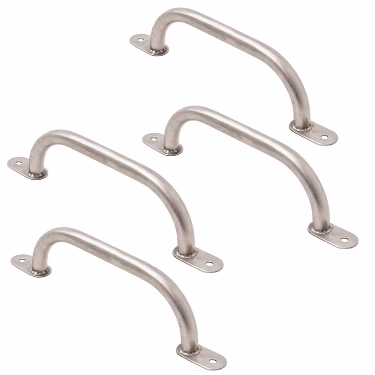 TRIBECCO prese per arrampicata per parchi giochi, strutture per arrampicata, letti alti e pareti da arrampicata indoor (acciaio inox 350 mm, 4 pezzi)