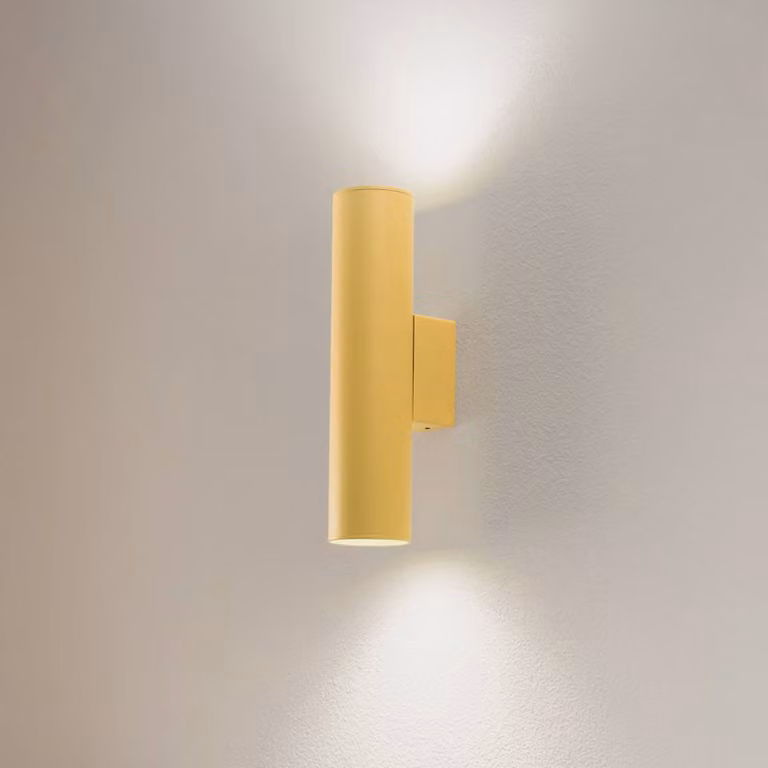 Applique da parete Cerro Argon, dimmerabile, Giallo / Arancione, Soggiorno / Sala da pranzo, Metallo, Moderno, Applique