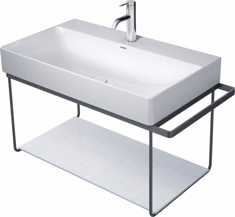 Duravit DuraSquare console en métal 86,5x45,1cm, pour lavabo 235380, montage mural, 0031124600, 0031124600