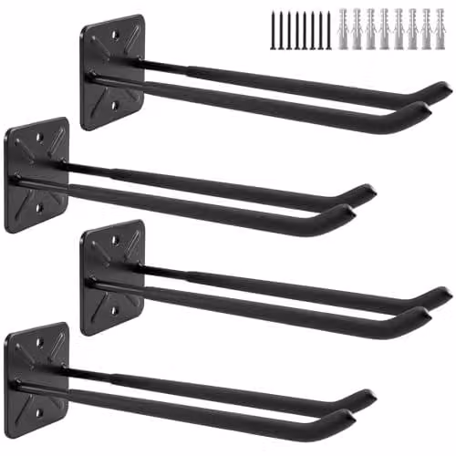 Portaoggetti da parete per garage, sistema di ganci robusto, organizer per utensili