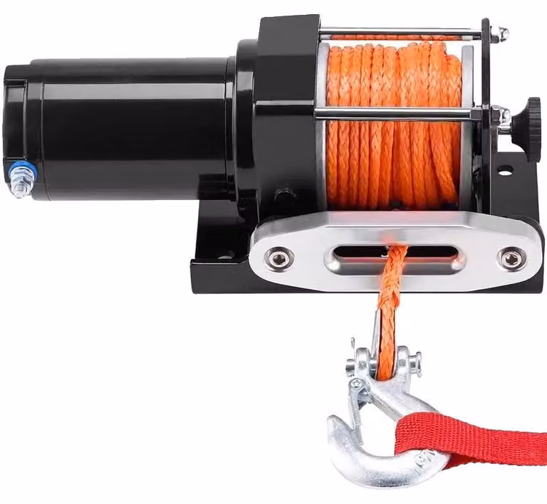 Avvolgitori elettrici, capacità di sollevamento di 1588 kg, grado di protezione IP55 (resistente all'acqua), colore nero