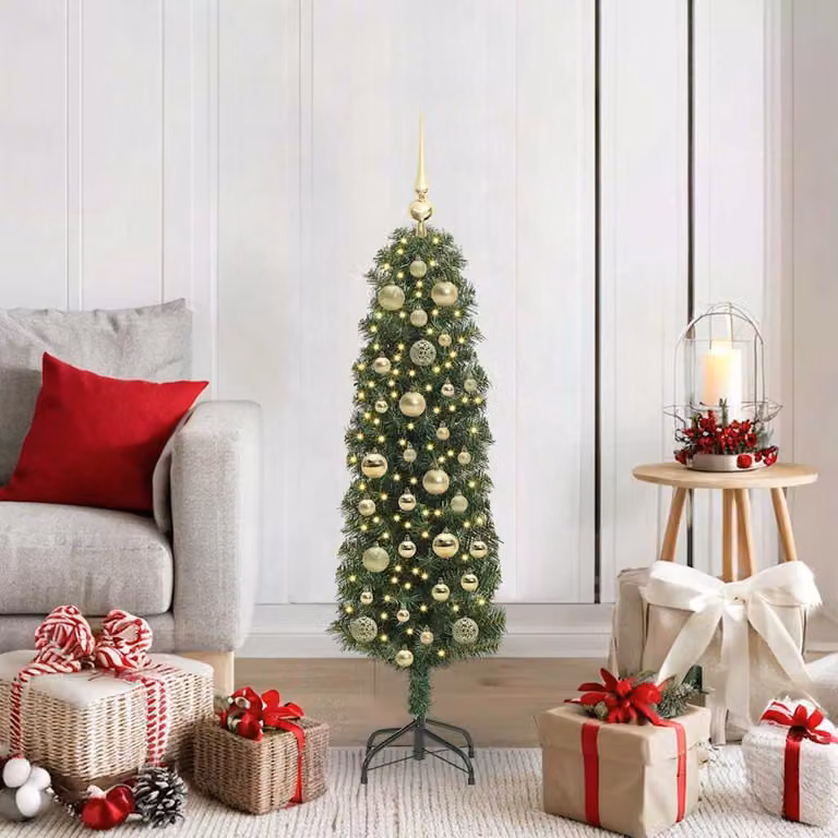 Maison Exclusive - Albero di Natale artificiale con 150 LED e supporto, verde, 120 cm