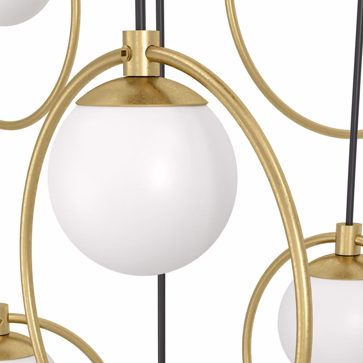 Lampadario a sospensione dorato, modello Portocolom, diametro 58 cm