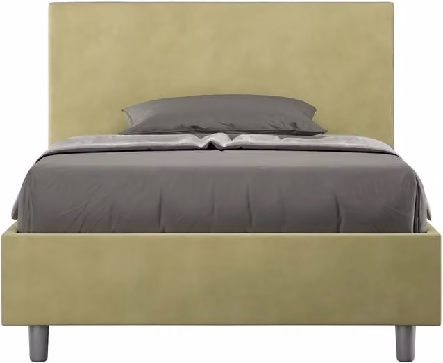 Letto 1 Piazza e Mezzo 120x190 cm con Rete Adele Tè Verde