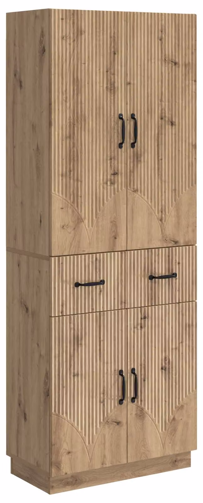 Set di armadi 2 pcs Rovere Artigianale Legno ingegnerizzato
