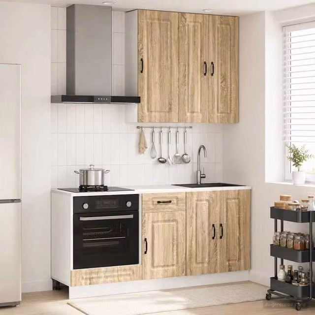 Unità Cucina KALMAR 5 pz Rovere Sonoma Legno ingegnerizzato 3438247