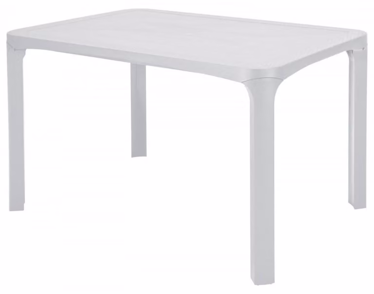Tavolo ole' rattan 80x120 – Bianco – Grand Soleil