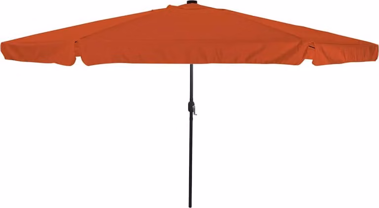 Maison Exclusive - Ombrellone da giardino, 395 x 395 x 245 cm, poliestere, forma rotonda, colore terracotta