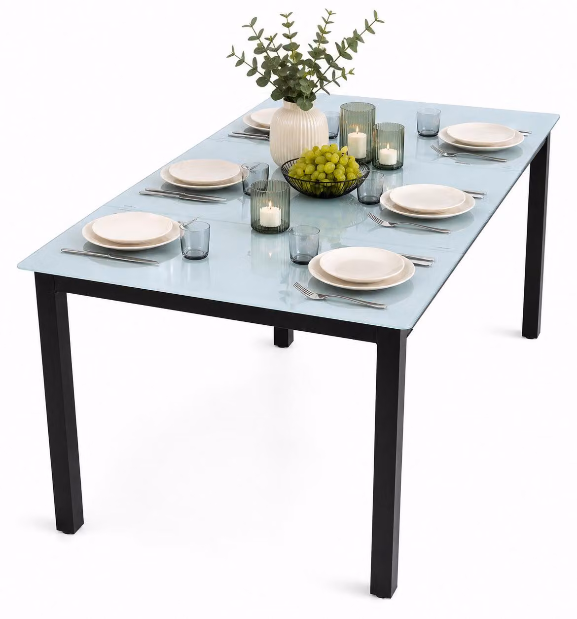 7 pz. set mobili da giardino | gruppo posti a sedere gruppo da pranzo | 1x tavolo, 6x sedie | dimensioni tavolo ca. H. 76 x W. 189 x D. 90 cm | Hochlehner Set 189M