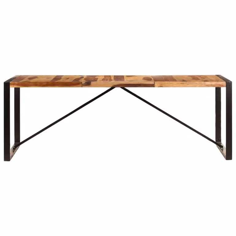 Tavolo da pranzo 220x100x75 cm in legno massiccio