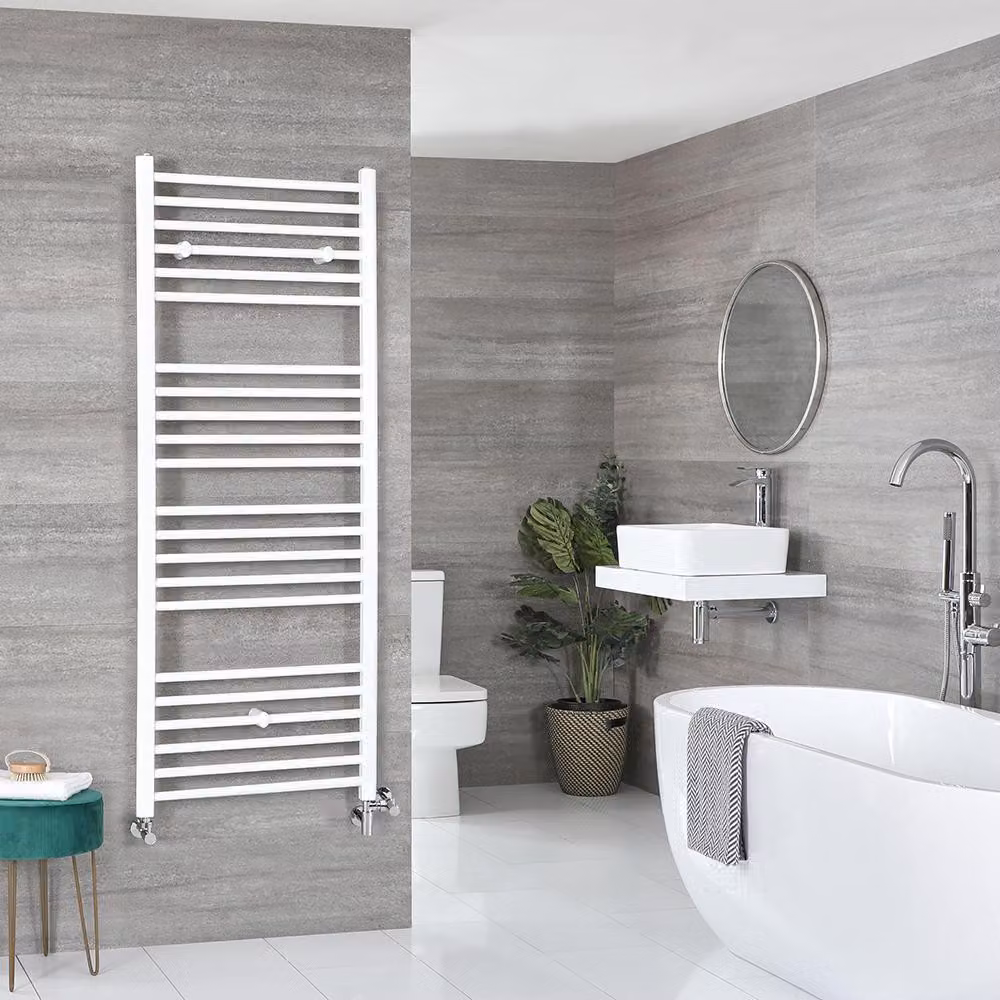 Scaldaslviette Misto Piatto - Termoarredo Bagno Bianco - 1600 x 600mm - 740W - Ive