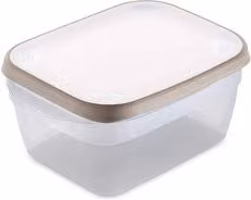 Contenitore alimenti Stefanplast Ciao Fresco Bianco e Tortora da 1,8 l