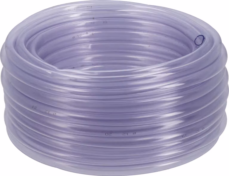 Tubo flessibile in PVC trasparente da 12 mm, 25 m