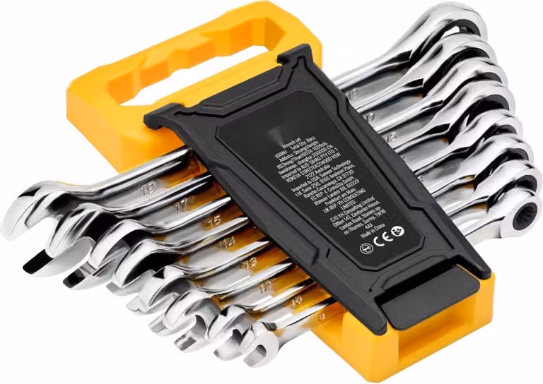 set di 8 pezzi di chiavi a cricchetto: set di chiavi metriche 8-19 mm per garage - Set di utensili di alta qualità